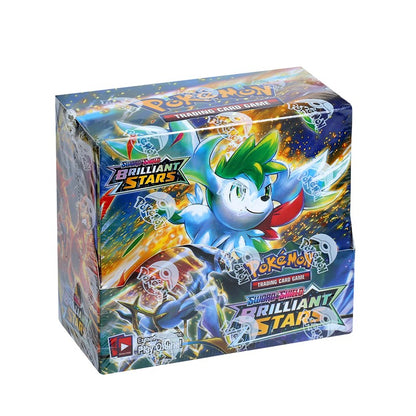 324/360Pcs/Set Pokémon Estrelas Cintilantes União de Equipes Escuridão Incendiária Sol Lua Evoluções Cartão Booster de Batalha de Negociação em Inglês