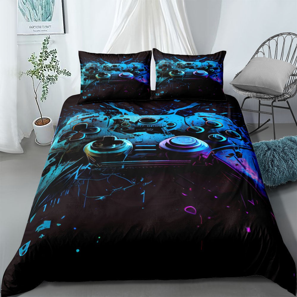 European Big Truck Duvet Cover Set EU Single Double King US Twin Full Queen Size Bed Linen Set