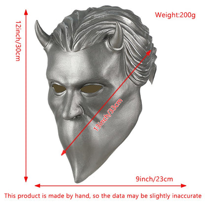 1PC Ghost band mask, latex material mask, precise perforation, role-playing props, Halloween mask