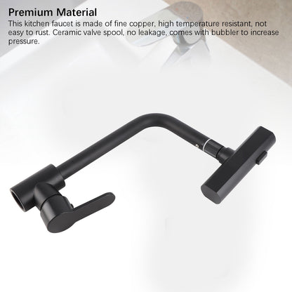 Clearance Deal Sink Faucet Rotatable 3Function Sprayer Single Handle Hot Cold Water Kitchen Faucet Easy Install for Home Fixture
