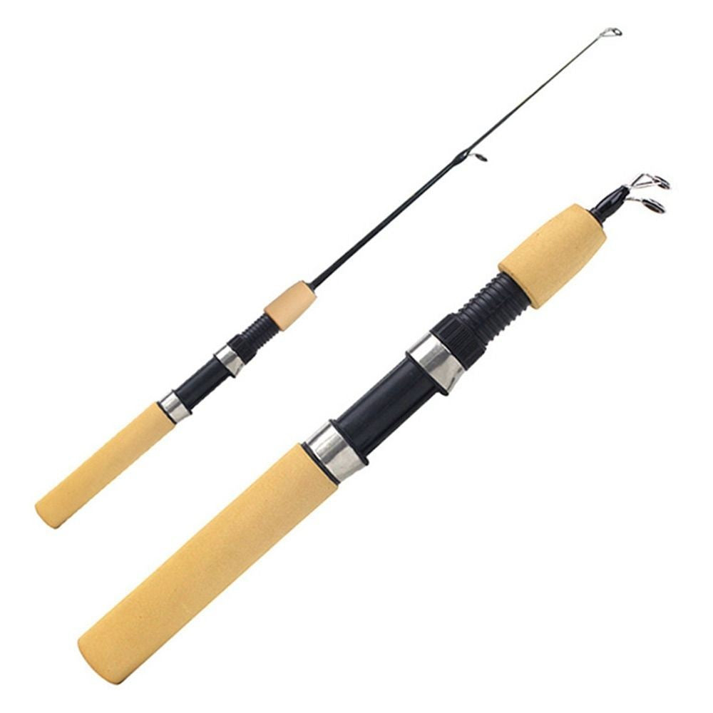 Varas de Pesca Retráteis para Gelo 2023 Inverno Haste Giratória para Pesca no Gelo Caneta Portátil 60cm 80cm 1M Haste para Pesca no Gelo Inverno