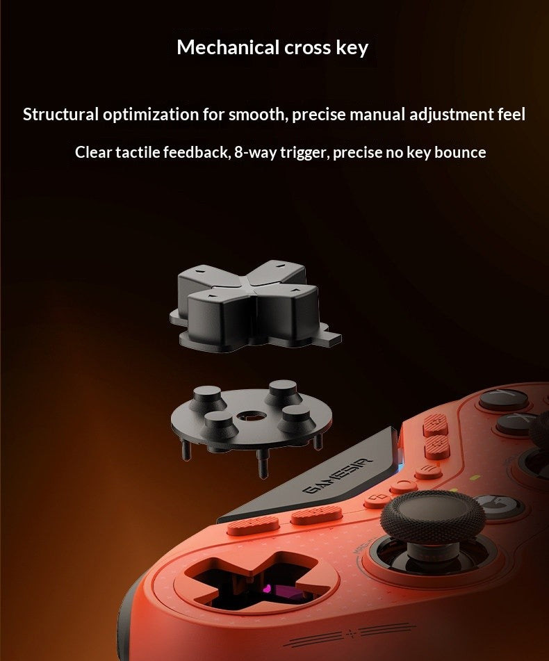 GameSir T3 Pro 8k Nine-Tailed Fox Wired Esports Controller for PC/Switch – JS13Pro TMR Joystick Hall Effect Triggers
