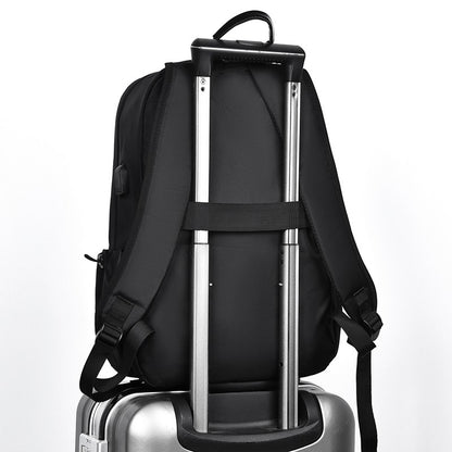 Mochila Masculina Casual de Grande Capacidade para Viagem com Carregamento Leve Impermeável para Computador Mochila Escolar Unissex para Estudantes