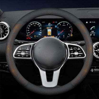 O/D Type Nappa Leather Car Steering Wheel Cover Universal Steering Wheel Cover Steering Wheel Accessories Anti Slip Handle Cover