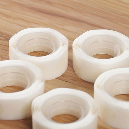 Balloon Mounting Tape Adhesive Dots Clear Sticky Stickers for Ceiling Wall Decoration Easy Peel Off for Reuse in Parties