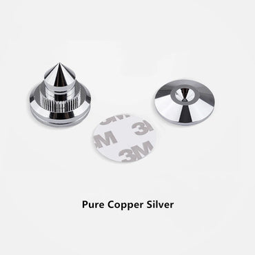 Speaker Spike Base M28*26 Pure Copper Foot Nail Aluminum Tripod Subwoofer Amplifier Speaker Pad For Amp CD DVD Player Feet