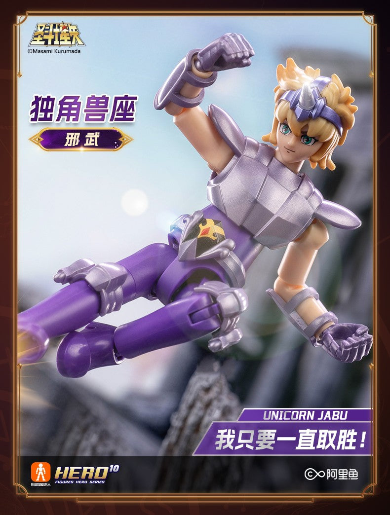 Blokees Galaxy Versão Gold Saint Boneco de Ação Libra Dohko Sagitário Campeão Seiya Mu Aiolia Brinquedos de Montar Presente Infantil