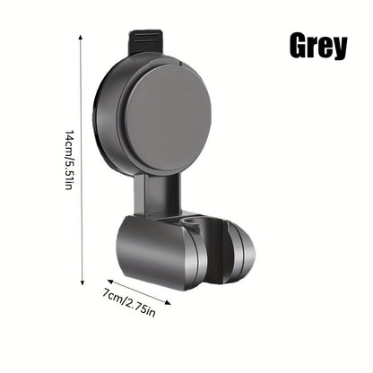 1-4PCS Suction Cup Shower Head Holder ABS Adjustable Strong Adhesive Universal Shower Head Support Reusable No Trace Waterproof