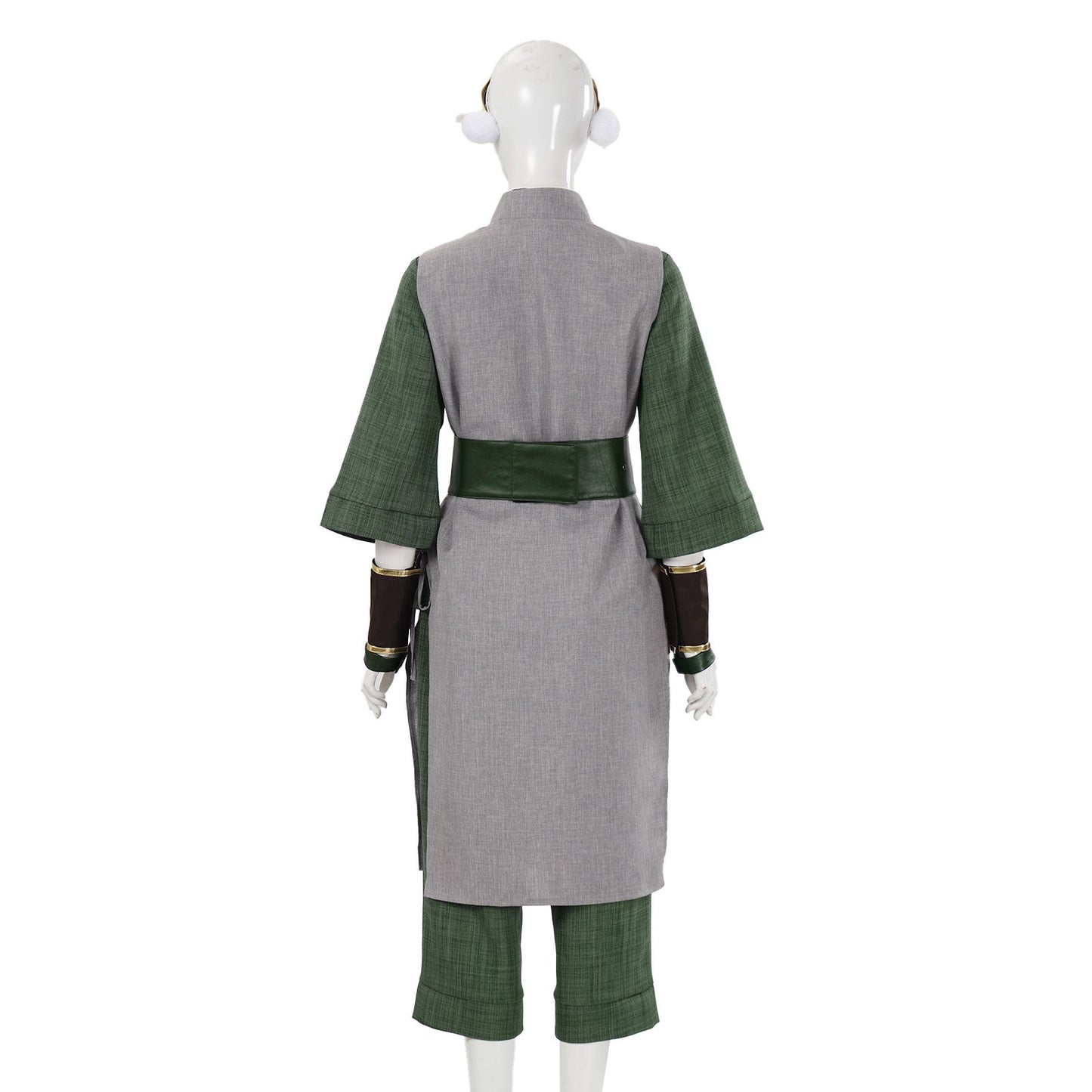 Toph Beifong Cosplay Costume Avatar of Last Airbender Live-action Gray Uniform Vest Tops Pants Outfits Halloween Carnival Suits