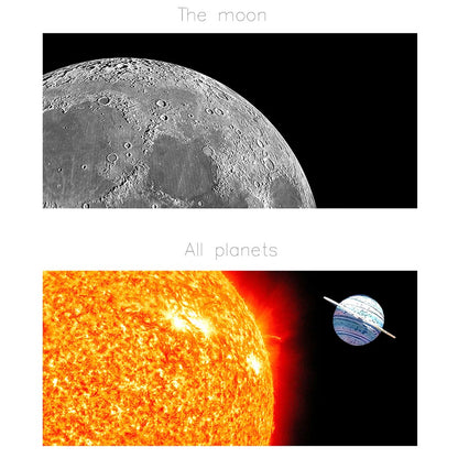 Telescópio Profissional Astronômico HD de Alta Ampliação Monocular para Crianças e Estudantes, Uso Duplo para Experimentos Científicos