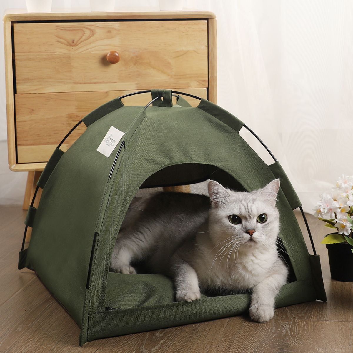 Cama Barraca para Pets, Acessórios e Suprimentos para Gatos, Almofadas Quentes, Móveis, Sofá, Cestas, Camas, Tendas, Toca de Gato, Inverno