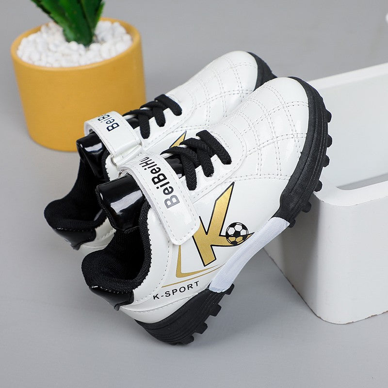 Soccer Cleats for Kids 2024 New Children Football Cleats Fashion Firm Ground Soccer Shoes