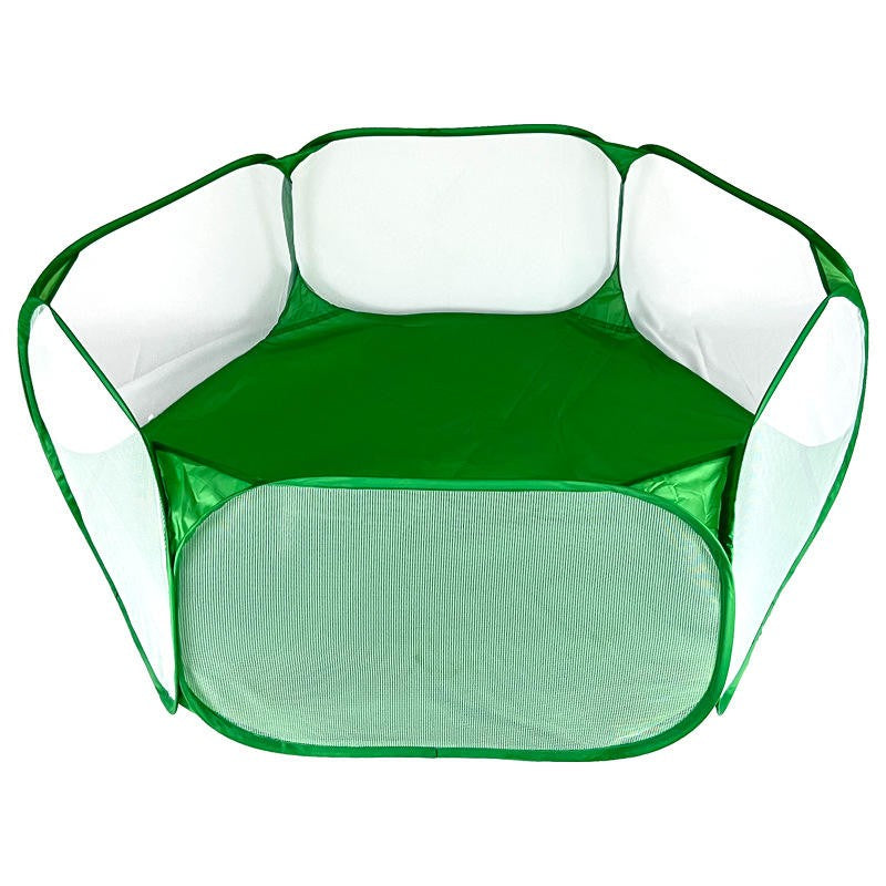 Portátil Pequena Gaiola para Animais de Estimação Transparente Tenda Gaiola para Gatos e Cães Cercado Dobrável Aberto para Cães Hamsters Coelhos Porquinhos-da-Índia