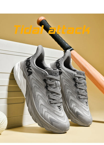 TQBQQ Men's Running Shoes Lightweight Breathable Comfortable Cushioned Sneakers for Walking Gym Casual Wear Athletic Shoes