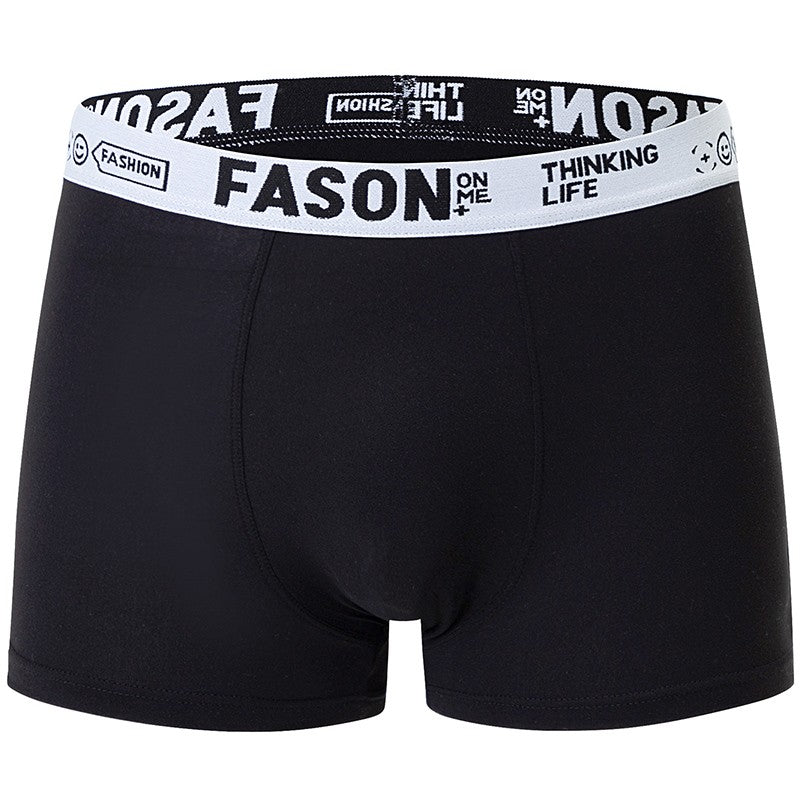 4/10 Piece Men's Black Fashionable Sexy Simple Underwear Boxer Shorts Plus Size Comfortable Versatile Casual Sports Beach Shorts