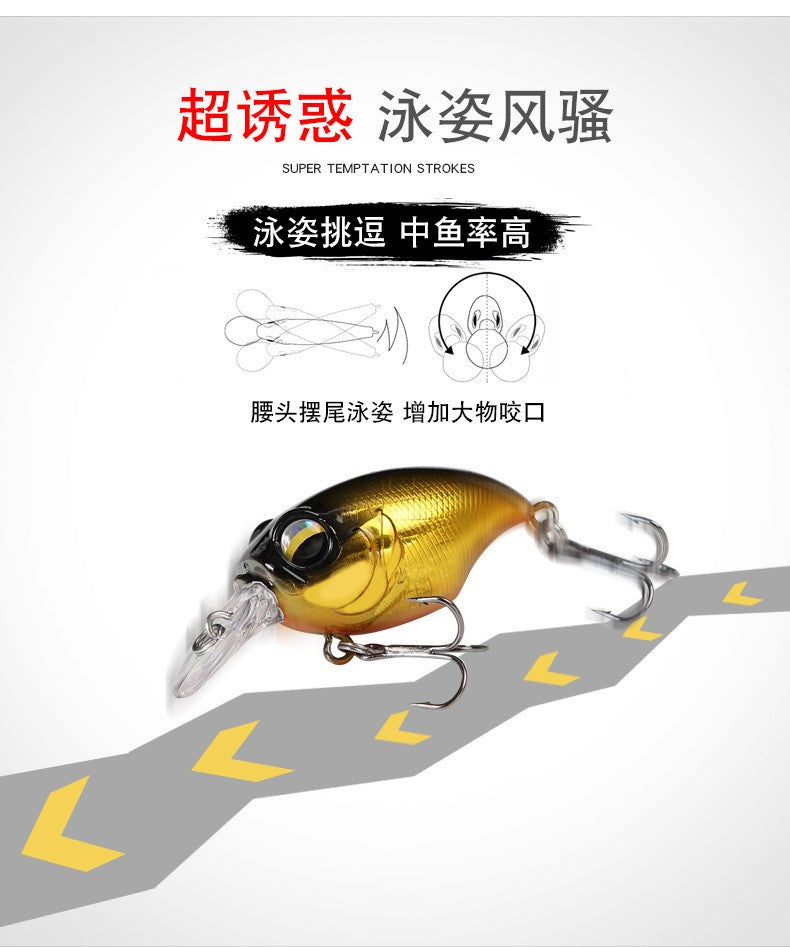 New Crankbait Wobblers Lure 38mm/8g 48mm/11g High Quality Hooks 10 Different Colors Artificial Bait Hard Fishing Cranks