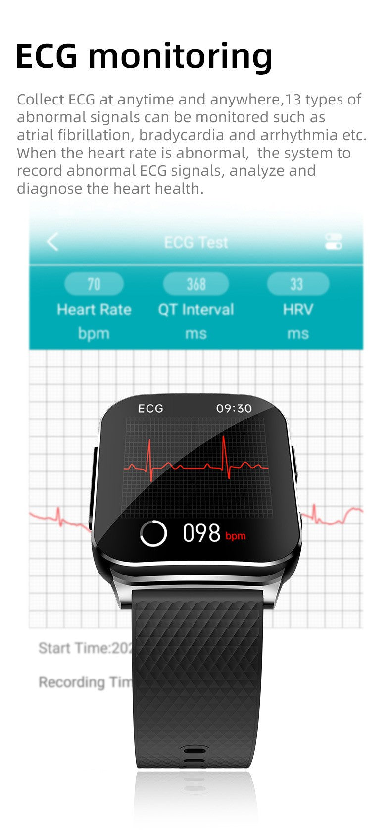 Smartwatch Inteligente 2025 NFC ECG Bomba de Ar Pressão Arterial Oxigênio no Sangue ECG+PPG Chamada Bluetooth NFC Para Homens e Mulheres Airbag