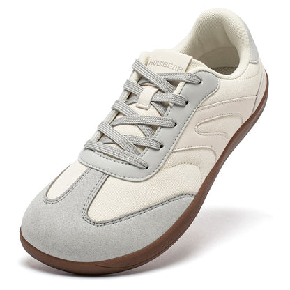 Tênis Unissex HOBIBEAR Barefoot Feminino Masculino Bico Largo Minimalista Zero Drop Antiderrapante Cadarço Casual