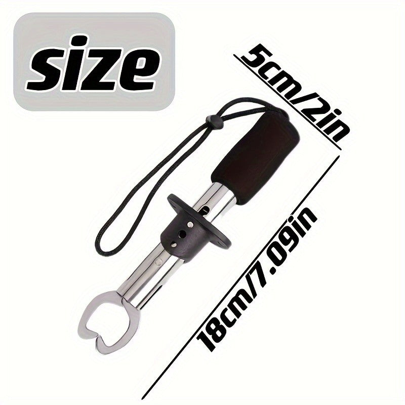 Conjunto controlador de peixe com alicate, feito de aço inoxidável com qualidade confiável, Alicate de Pesca, Pegador de Lábios de Peixe ou Escama de Peixe C