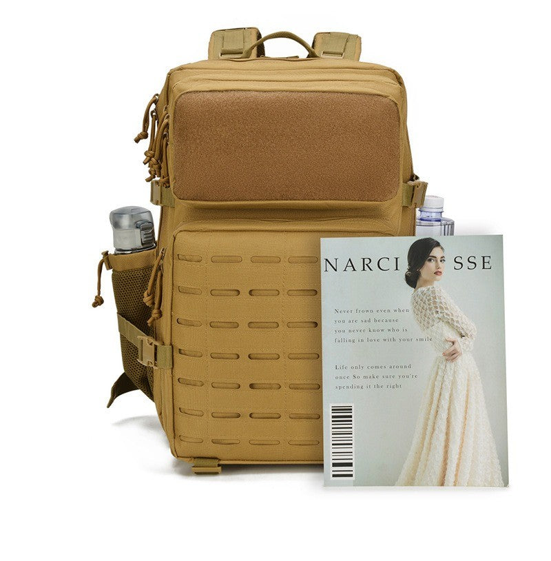 45L Men's Outdoor backpack Molle Backpack Hiking Backpack with bottle Stand Outdoor Hiking bag Fitness Backpack