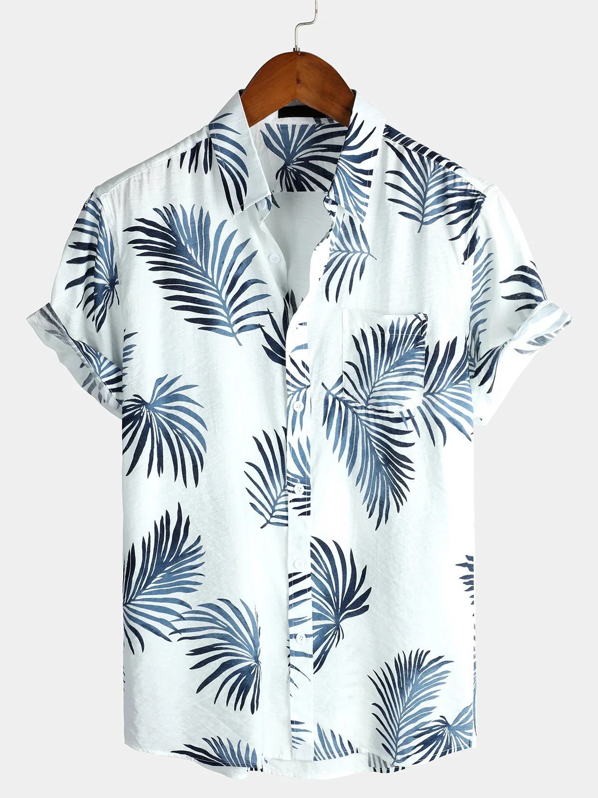Men Casual Floral Button Short Sleeve Holiday Cool Beach Shirt Hawaiian Fashion Shirt Camicia Uomo Camisas Hawaianas Divertidas