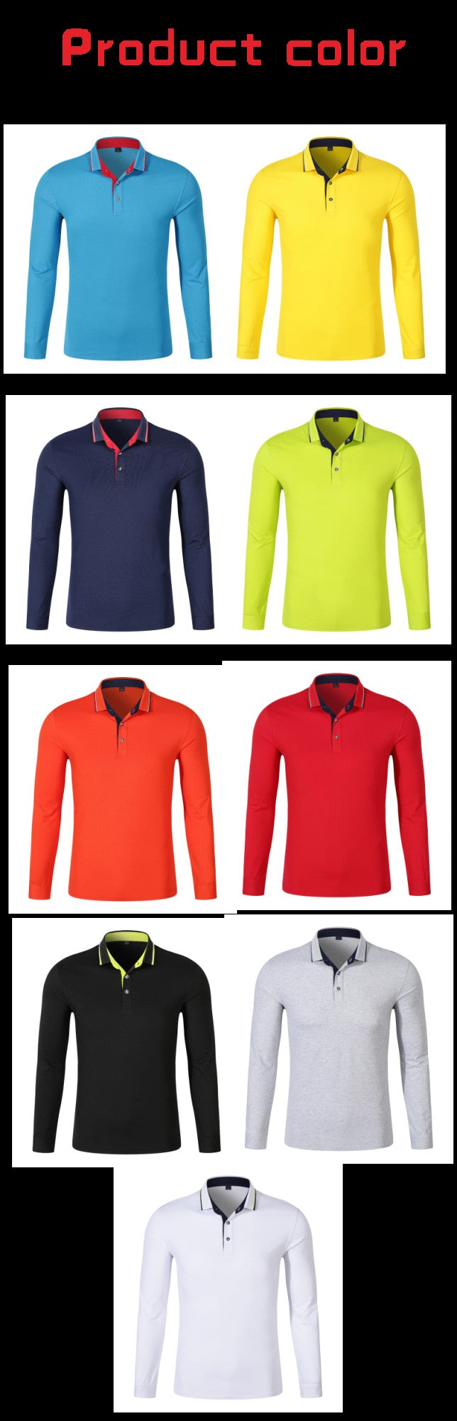 Cotton long sleeved T-shirt shirt polo shirt can print embroidered logo Spring and Autumn men's and women's work clothes