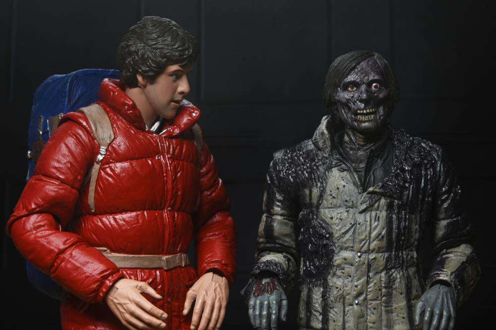 NECA Original 04949 Um Lobisomem Americano em Londres David Jack 2-pack Anime Action Figure Modelo de Boneca Brinquedos Infantis
