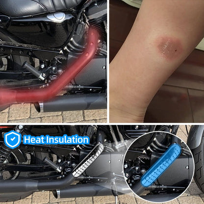 Motorcycle Exhaust Pipe Heat Shield Cover Muffler Protector Guard Universal Fit For Harley Honda Yamaha Custom Moto Accessories