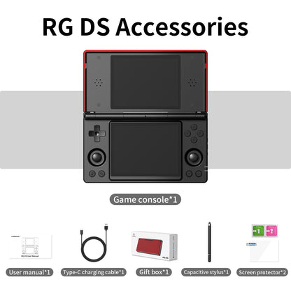 Anbernic RG DS Dual 4.0” IPS Screen Video Game Console Android 14 Support Dual Application On Split Screens & Hall Switch Chip