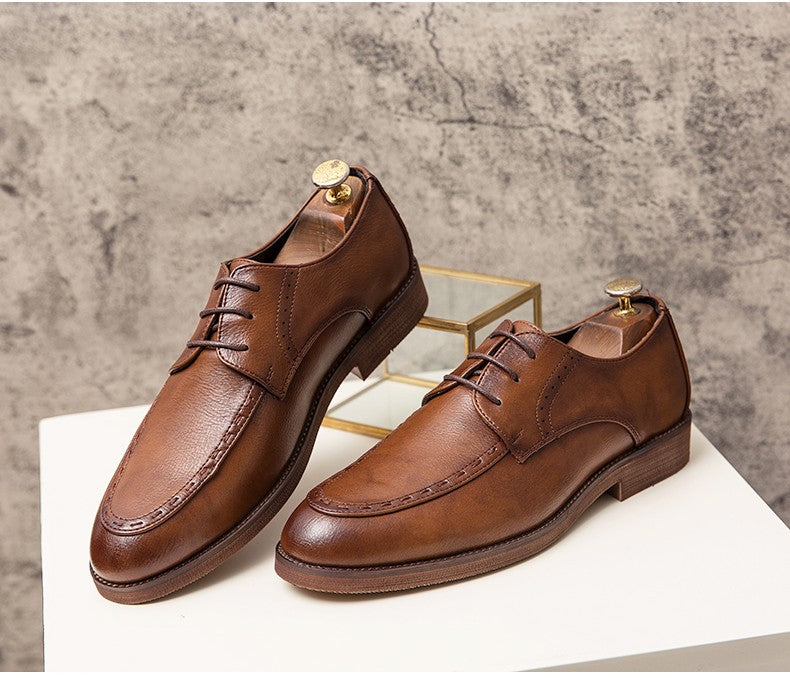 Classic Casual Business Leather Shoes Men Social Wedding Party Leather Shoes For Men Dress Oxfords Formal Leather Shoes Men