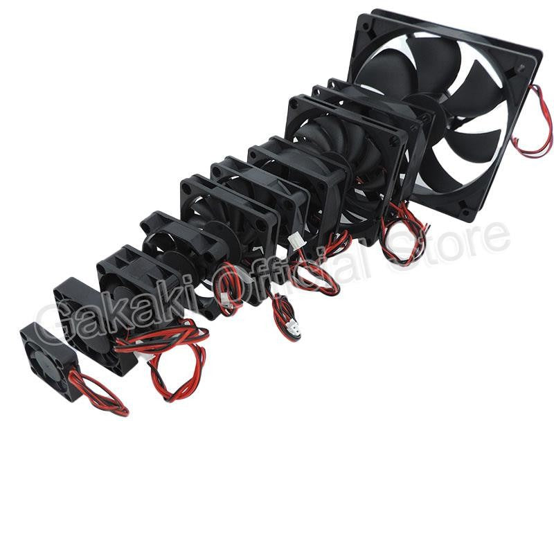 4010 12025 8010 30mm dc 5V 12V 24V Cooling Fan Brushless Motor Case Quiet 40MM 50MM 60MM 70MM 80MM 90MM 120MM for 3D print 2PIN