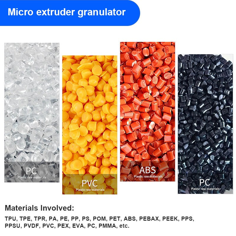 Micro Extrusion Granulator Plastic Modification Formula Laboratory Small Granulator Desktop 3D Printing Consumables Extruder