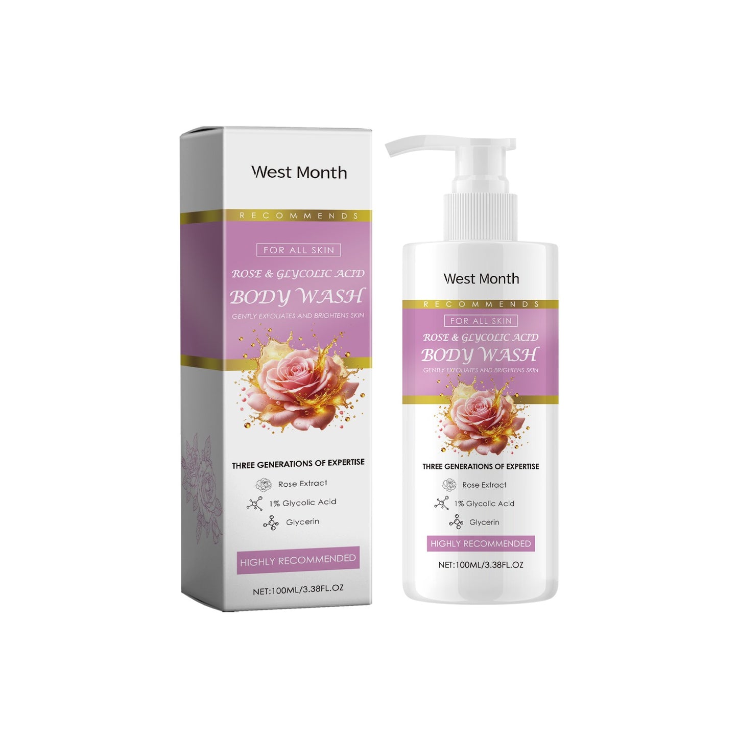 Gel Esfoliante de Banho Limpeza Profunda Reduz Células Mortas Hidratante Melhora o Ressecamento da Pele Controla a Oleosidade Suaviza Ilumina Loção de Banho