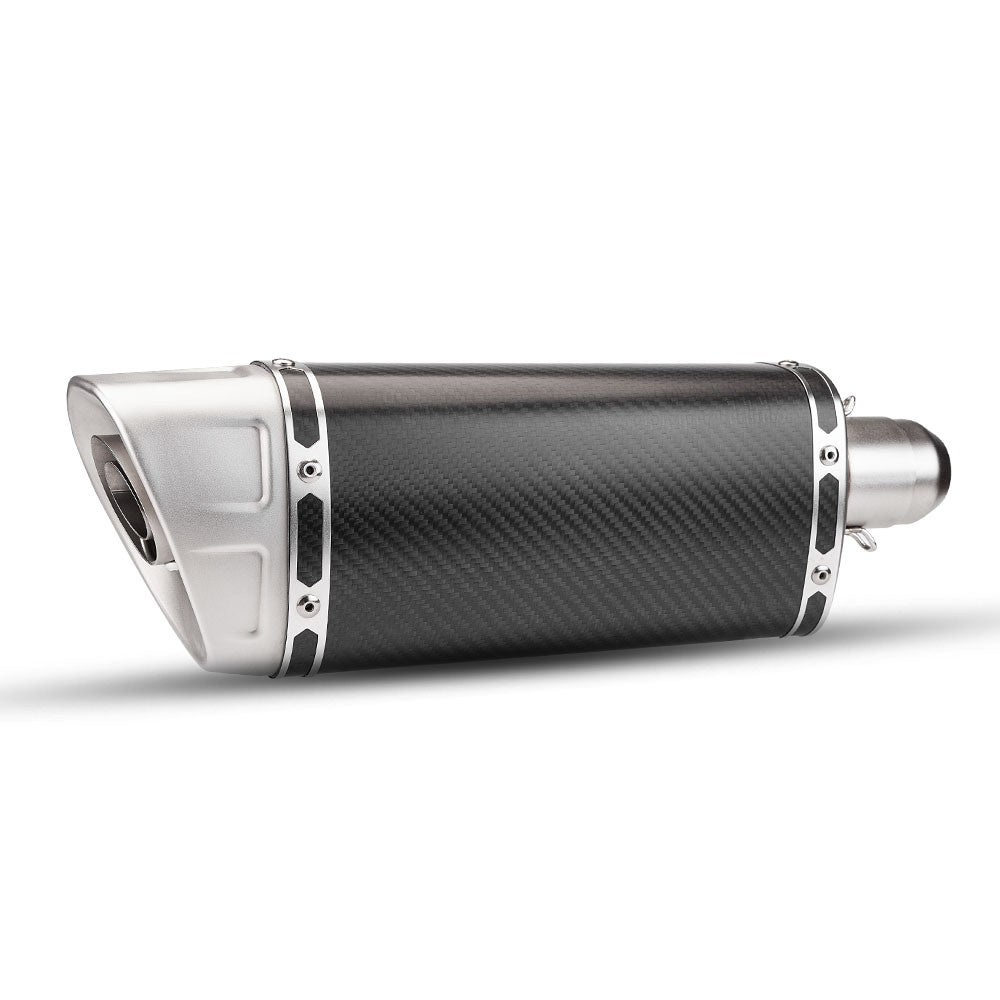 Universal M11 Carbon Muffler 51mm Motorcycle Exhaust with DB Killer For MT09 Street Triumph 765 ZX4R CBR500R GSXR600 XSR700 Z900