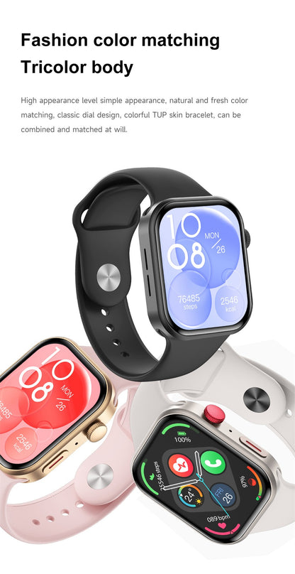 2025 New For HUAWEI FIT 3 2.01" HD Screen Smart Watch Women Men Watches Bluetooth Call Smartwatch Watch 9 Sports Fitness Tracker