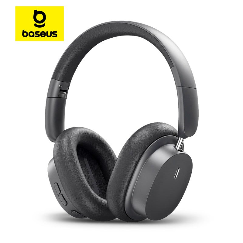 Fone de Ouvido Sem Fio Baseus Bowie D05 Bluetooth 5.3 Fone de Ouvido Nível HIFI Driver de 40mm Dobrável Over Ear 70 Horas de Duração