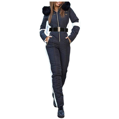 Women'S Winter Jackets Parkas 2024 Women'S Winter Outdoor Sports Jumpsuit ' With Removable Outdoor Sports Soft ??????? ???????