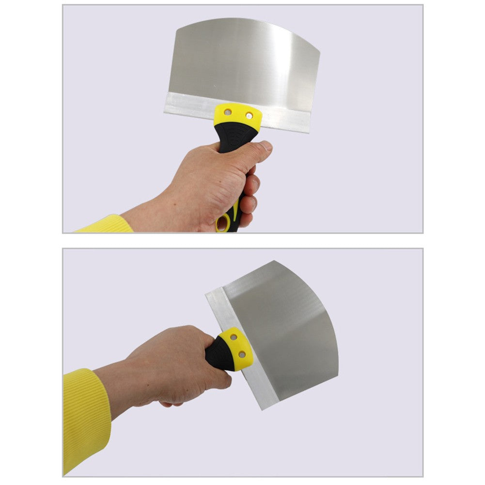 Espátula de Aço Inoxidável para Massa de Parede, Colher de Pedreiro para Gesso, Pá para Cinzas em Arco, Alimentador de Tinta, Lâmina de Raspador de Enchimento, Ferramentas de Construção