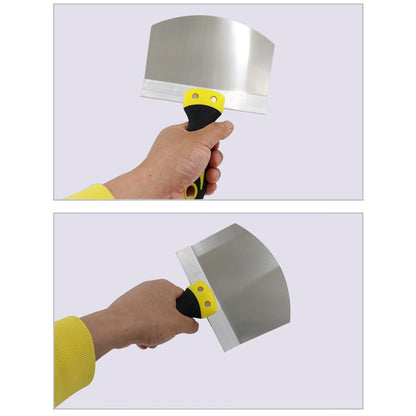 Espátula de Aço Inoxidável para Massa de Parede, Colher de Pedreiro para Gesso, Pá para Cinzas em Arco, Alimentador de Tinta, Lâmina de Raspador de Enchimento, Ferramentas de Construção