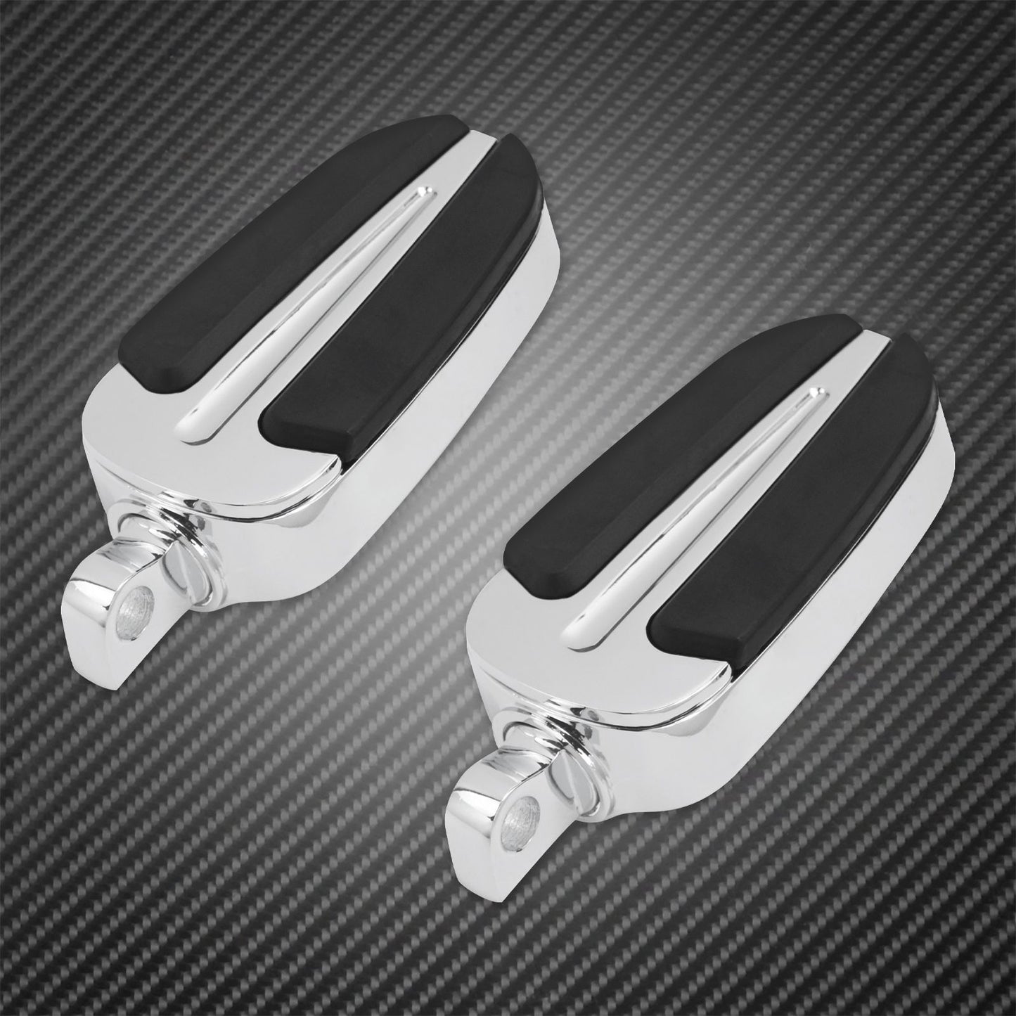 Motorcycle Rear Footpegs Pedal Slipstream Passenger Footrest For Harley Touring Road King FLHR Softail Fat Boy Dyna Sportster XL