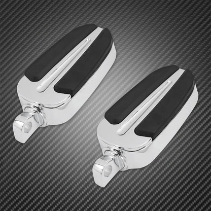 Motorcycle Rear Footpegs Pedal Slipstream Passenger Footrest For Harley Touring Road King FLHR Softail Fat Boy Dyna Sportster XL
