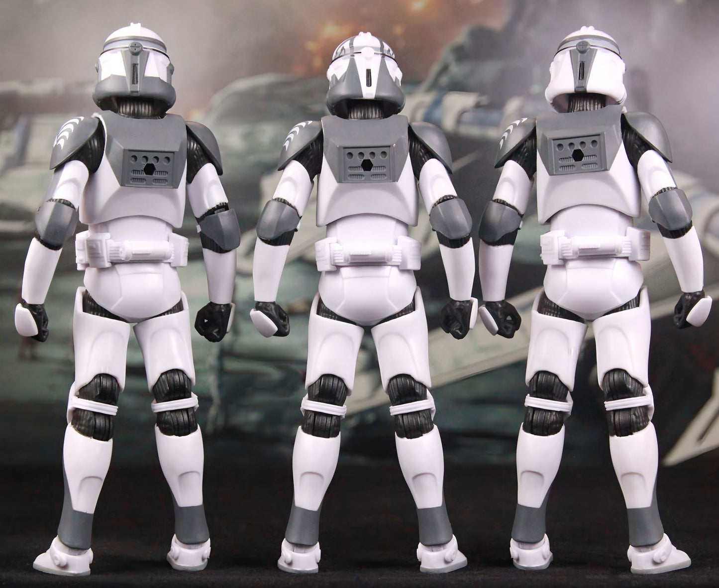 New Body(JOV3.0) - Star Wars 104th Trooper Wolf Pack Boost Sinker Comet Kamino ARC Trooper Grey Team 6" Boneco Articulado Brinquedos de Clone