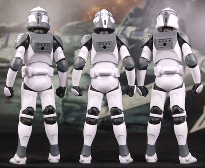 New Body(JOV3.0) - Star Wars 104th Trooper Wolf Pack Boost Sinker Comet Kamino ARC Trooper Grey Team 6" Boneco Articulado Brinquedos de Clone