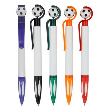 10-30Pcs Creative Rotating Football Theme Pens for Football Party Carnival Birthday School Party Gift Prize Giveaway Gift Pack