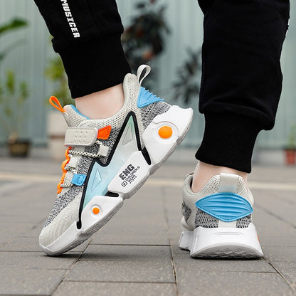 Girls' Campus Fashion Leisure Sports Mesh Breathable Sports Shoes