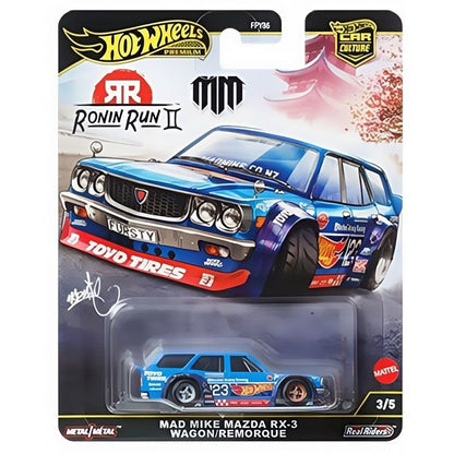 Em estoque 2025 Hot Wheels Premium 1/64 Car Culture Ronin Run 2 Gold Label Car Honda Mazda Nissan Toyota Fpy86 Veículo Diecast