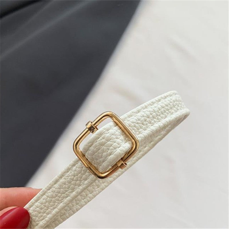 Fashion Solid Color Small Tote Crossbody Bag, Stylish Mini Handbag Mobile Phone Coin Purse, Adjustable Strap, Magnetic Closure,