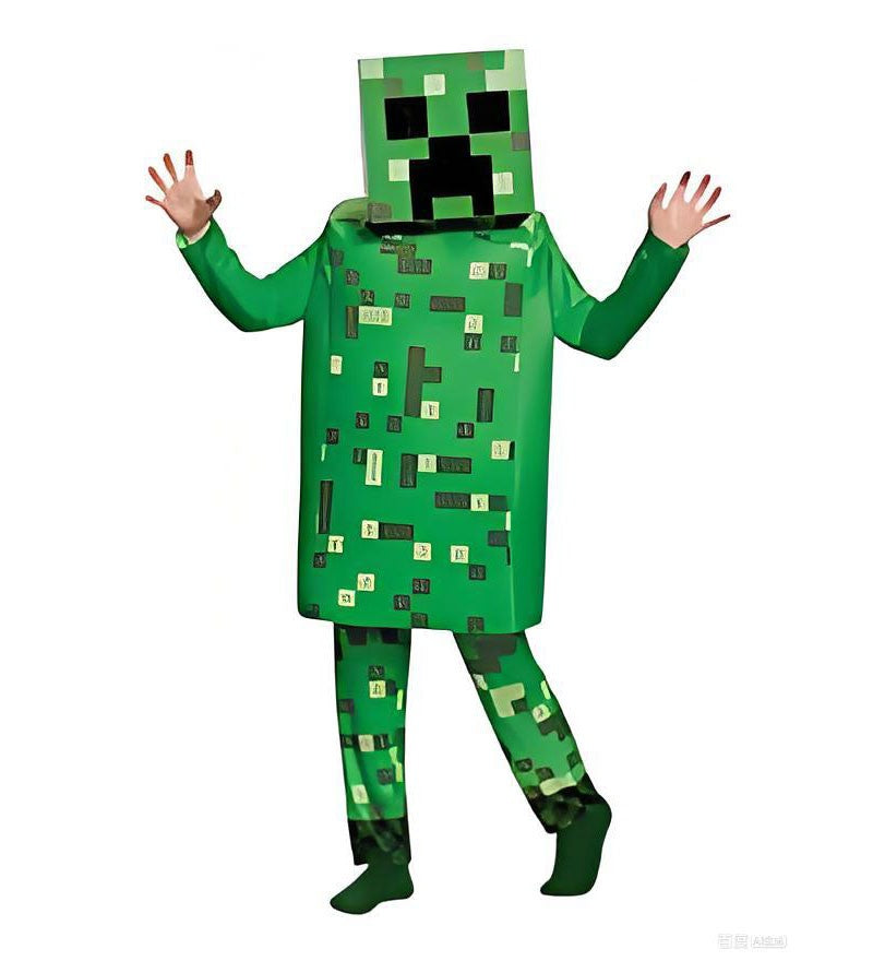 Diamond style armor in the block world | cosplay costumes for game characters | adult wearable armor