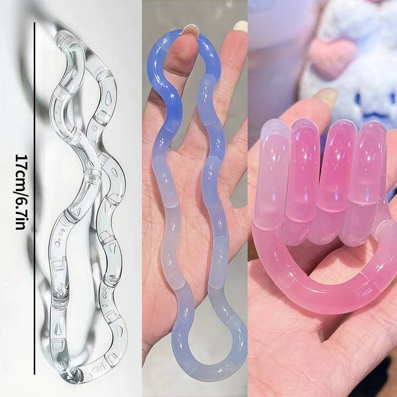 Rotating Twisting Fidget Toys Deformable Rope Educational Tangle Rope Stress Relief Sensory Toy Thinking Training Gifts ?? ????