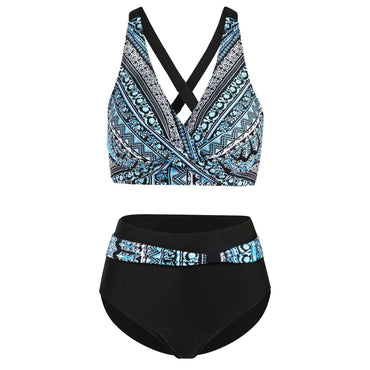 Swimwear For Girls Women High Waisted Bikini Sexy Push Up Two Piece Swimsuits Vintage Swimsuit Two Piece Retro Ruched ??????